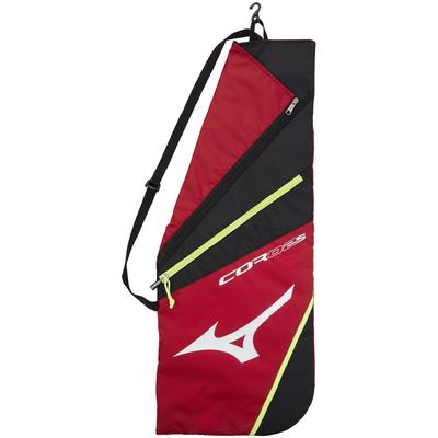 Mizuno Tennis Racket Bag 2 COR02s 63JD3003 Black X Red (Holds Rackets)