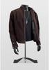 Vintage Retro Suede Stand Collar Buckle Men's Loose Jacket