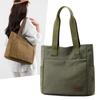 Canvas Bag Women's New Simple Shoulder Bag Large Capacity Book Student Class Handbag