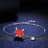Twelve Zodiac Bracelet Red String Women's Sterling Silver S925 Chinese Style Ox Year Animal Year