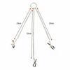 Adjustable Nipple Clamps Metal Necklace Pendant Clitoris Clip Erotic SM Sex Toy for Men and Women