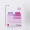 60 Sheets Per Book Solid Color Sticky Notes Information Notebook Notes Stationery Memo Bookmark Notebook School Supplies