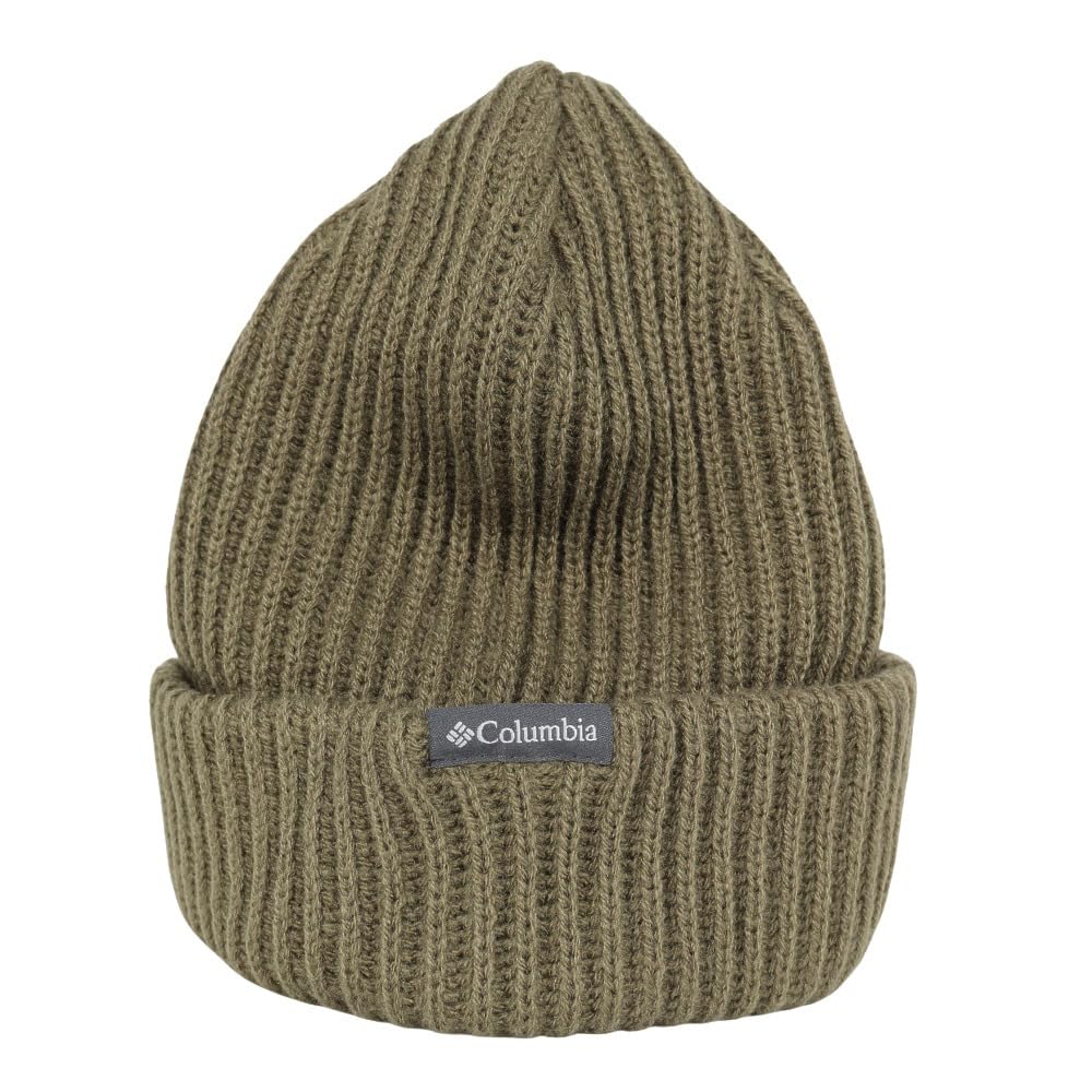 Columbia Split Range Knit Cap, PU5741 302 (Olive/F/Men's), for Trekking and Mountaineering