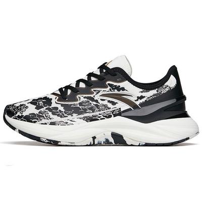 2.0 Shock Absorbing Wear Resistant Non Slip Low Top Running Shoes Men Running Shoes Black White 112215586-3