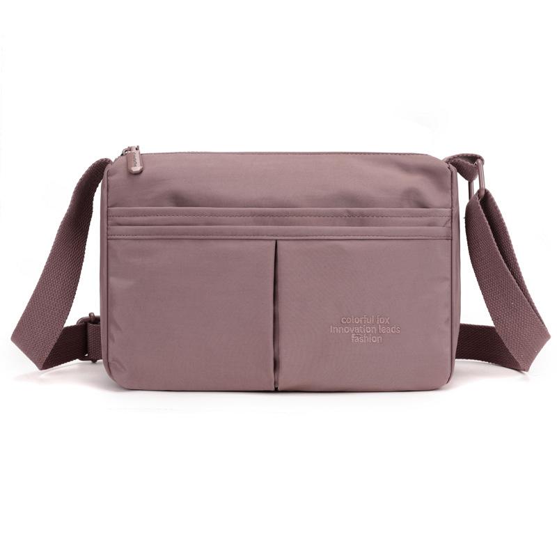 New Shoulder Small Square Bag Summer Light Nylon Bag Large Capacity Women's Messenger Bag