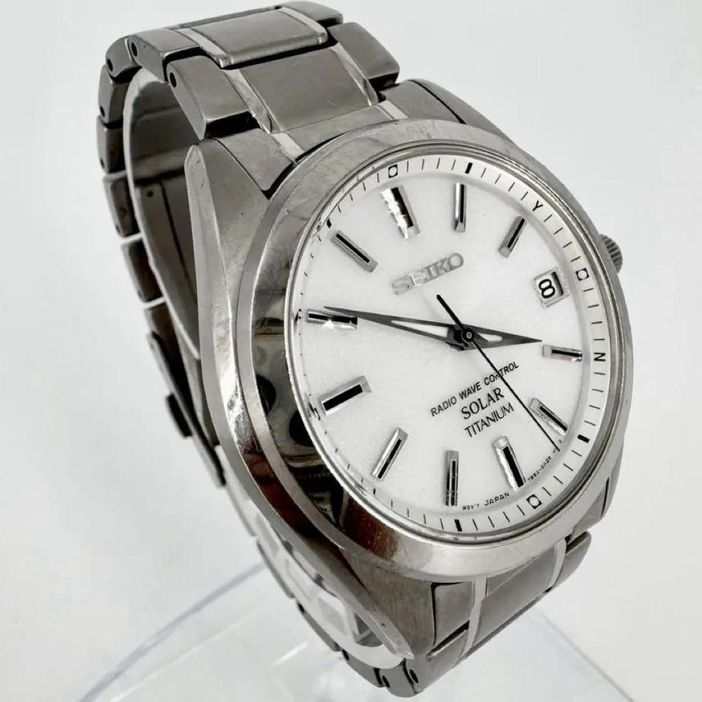 [USED] Working SEIKO SPIRIT Titanium Date 7B52-0Ak0