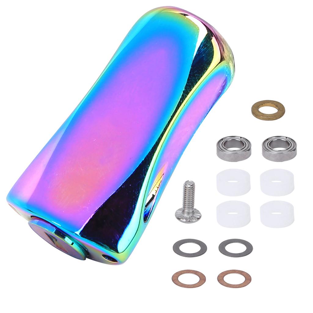 Metal Colorat Pescuit Baitcasting Roată Rocker Arm Modificare Power Buton Maner mulinet