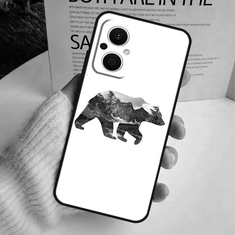

Cartoon Grizzly Bear Phone Case For OPPO Reno 8T 14F 13 F 12 11 10 14 Pro 7 8 Lite OPPO Find X8 X6 X5 X9 Pro Cover OPPO Reno13 Pro
