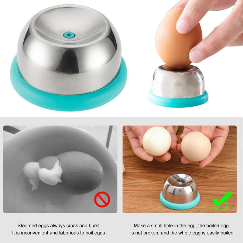 Egg Piercer Boiled Egg Piercer Egg Hole Punch Shell Remover Fast Egg Piercing Tool with Pin to Easily Peel Eggs Manual Egg Hole