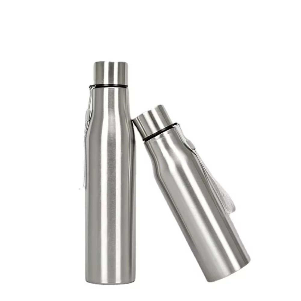 Single-layer Outdoor Drink Bottles Stainless Steel Travel Water Cup  Hot Cold Water