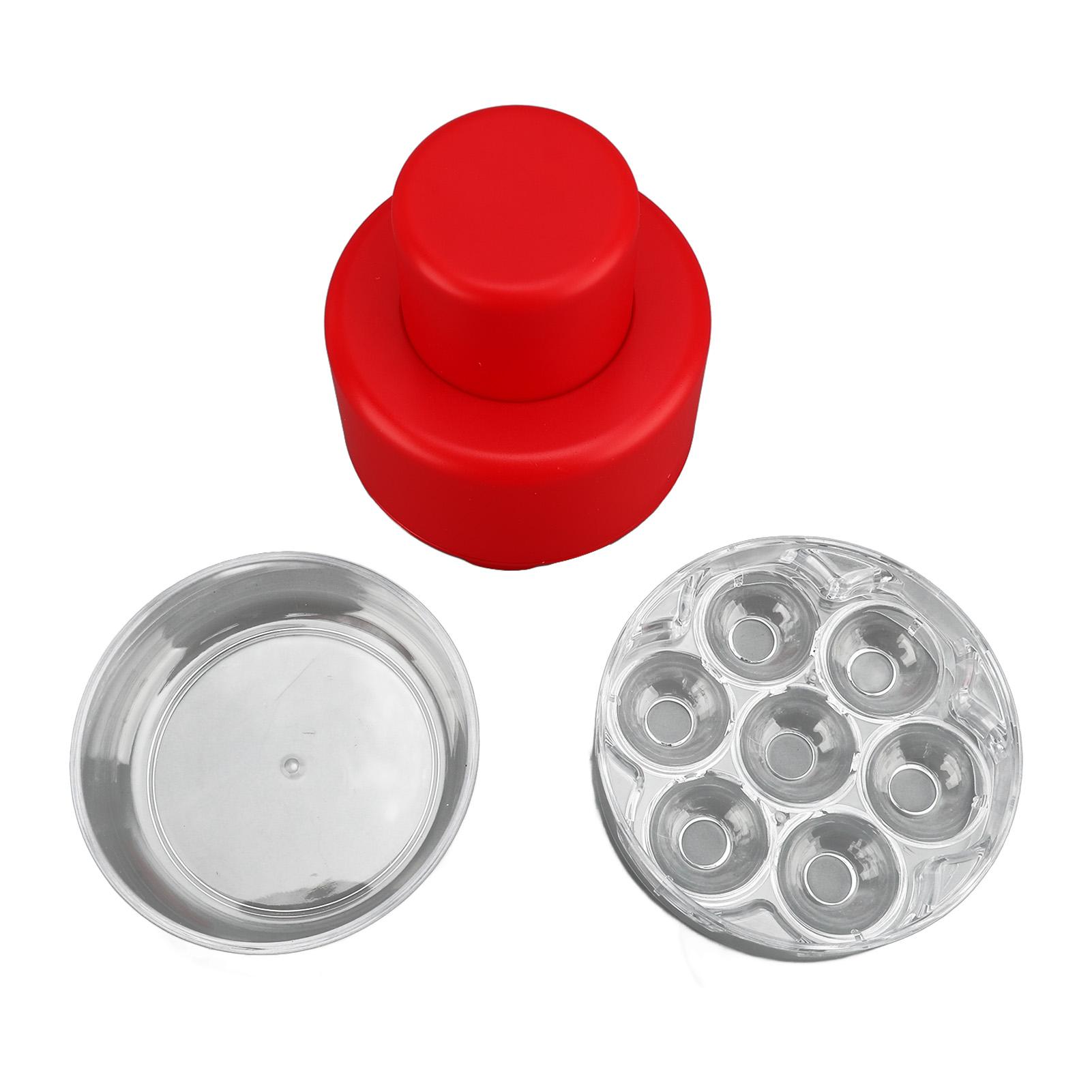 

Многофункциональный кухонный инструмент для удаления косточек вишни с 7 отверстиями, быстросъемный, пуш-пул, для удаления косточек вишни Red