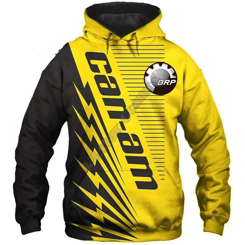 Brp Can-am Druk 3D Najnowszy Samochód Wyścigowy Terenowy Unikalny Męski/Damski Przytulny Harajuku Casualowy Streetwear Bluzy/Bluza Styl - 1