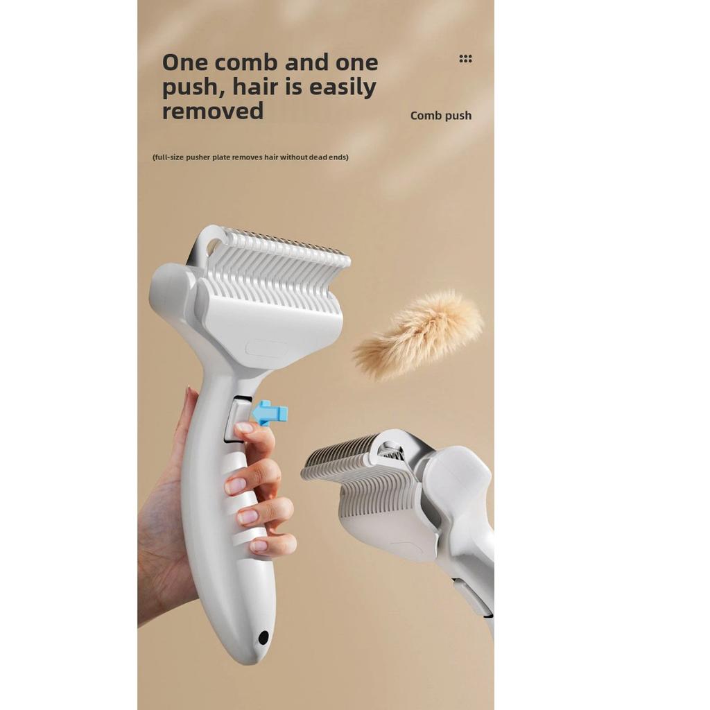 Pet Hair Remover Comb Cat Special Deshedding Brush Stainless Steel Dog Grooming Tool