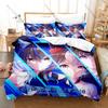Anime Bettwäsche-Set 3-teilig Uma Musume Pretty Derby Niedliches Pferde-Mädchen Design Stilvolles Schlafzimmer-Dekor Geschenk