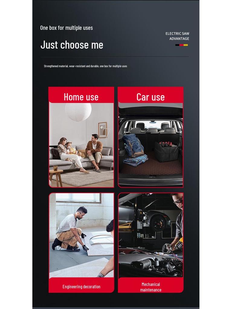 53-teiliges Multifunktionales Ratschenschlüssel- & Steckschlüsselset - Chrom-Vanadium-Stahl für Haushalt & Autoreparatur