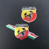 3D Aluminum Emblem Sticker Car Rear Trunk Fender Badge Decals for 500 124 Punto Ducato Palio Bravo Accessories
