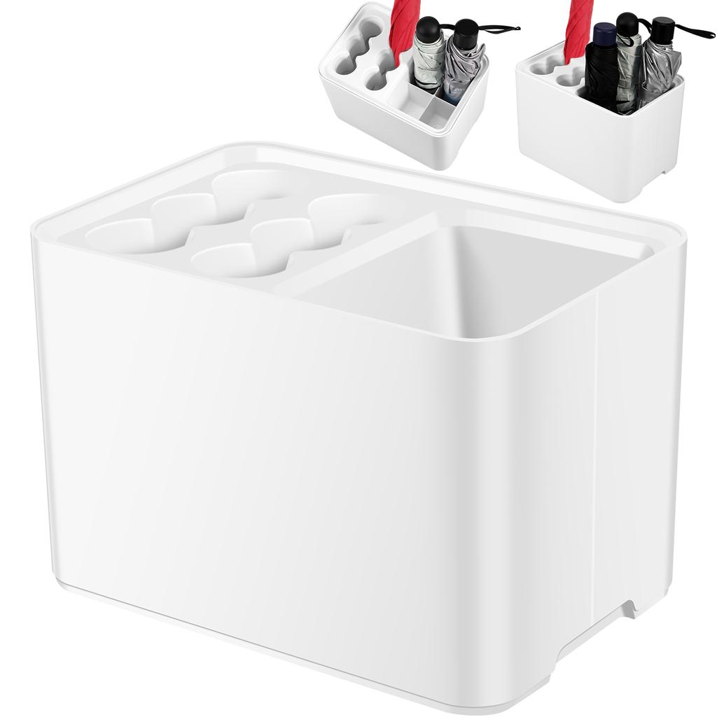Umbrella Holder Umbrella Draining Storage Rack Umbrella Storage Umbrella Holder Bin Rain with Removable Drip Anti-Slip Base