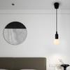 Dining Room Pendant Lamp Base E27 Chandelier Light Holder Silicone Modern Pendant Light Holder AC 90-260V for Home Living Romm