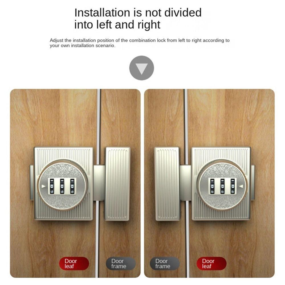 Replacement Combination Password Door Lock 3 Digit Code Cabinet Lock Cabinet Door