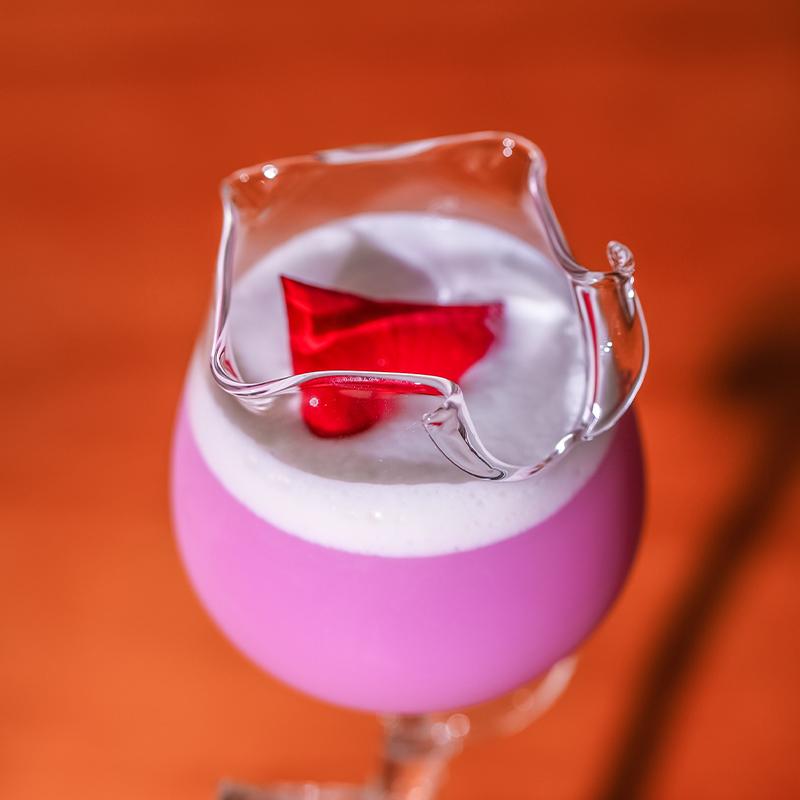 Bicchiere da champagne a forma di rosa, bicchiere da vino rosso, bicchiere da cocktail da bar, bicchiere da coppa per San Valentino e matrimonio