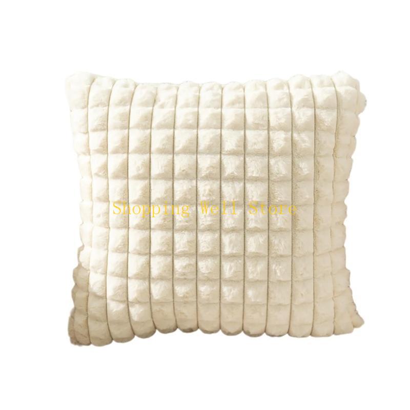 KX4B Мягкая наволочка для подушки Плюшевая наволочка для подушки для новогодних подарков и уютной домашней обстановки