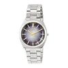 Used [Citizen Q&Q] Analog Watch, Water Resistant, Metal Band, QB78-202, Men's, Black (Size: 1 Pc / Color: Silver/Black)