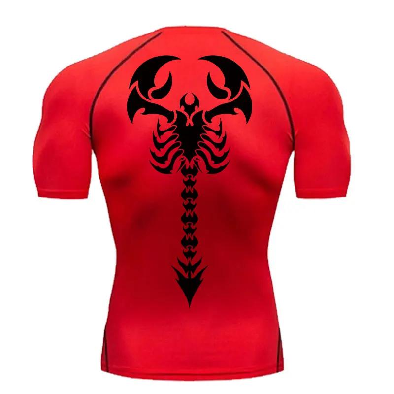 Men's Gym Clothing Sun Protection Sports Second Skin Running T-shirt  Fitness  Long Sleeves Compression Shirt Workout Clothing