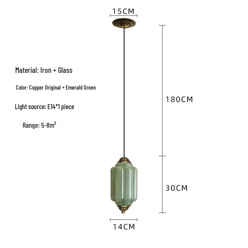

All-Copper French Retro Mid-Century Wall Lamp with Glass Shade for Living Room, Bedroom, or Hallway No Light Source