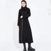 Plus Size High Waist Vintage Black Spring Summer Autumn Casual Loose Long for Woman Skirts Womens Skirt