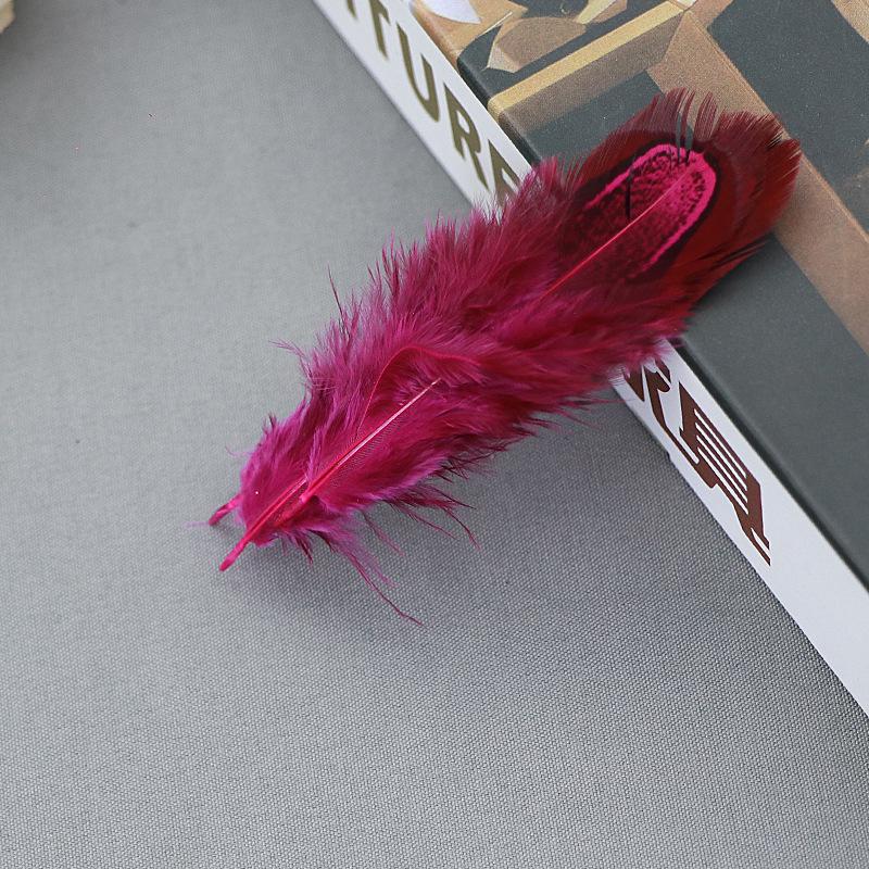 Natural Feather Diy Feather Dachang Feather Pheasant Hair Headdress Accessories Clothing Accessories 5-8Cm Colored Feather