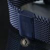 Tommy Hilfiger Damon Blaues Zifferblatt Blau Beschichtetes Edelstahl Milanesisches Armband Herren Quarz Uhr 1791421
