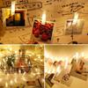 LED String Lights With Photo Clip Battery Powered Fairy Wall Lamp USB Copper Wire Light For Indoor Wedding Party Christmas Decor
