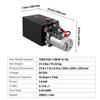 Unidad de Potencia Hidráulica de 12 L, Bomba para Remolque Basculante de Doble Efecto, Presión Máxima de Alivio de 22 MPa y Caudal de 3,4 L/min, Bomba Hidráulica CC de 12 V con Metal