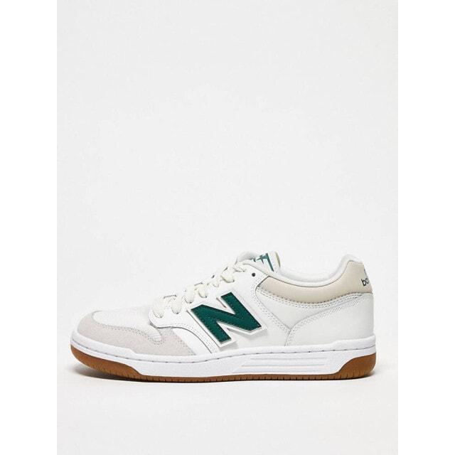 

Бело-зеленые кроссовки New Balance 480