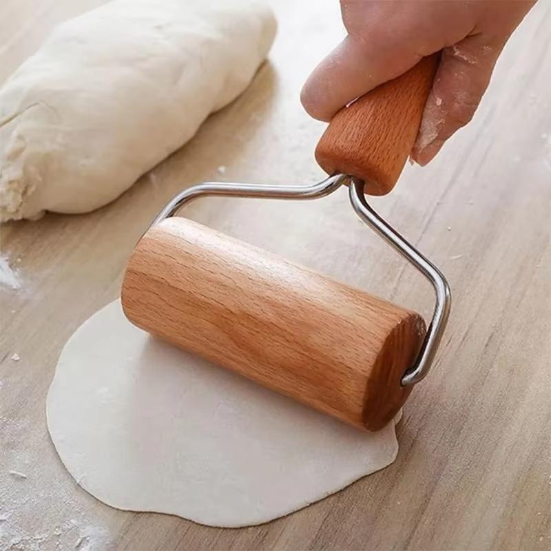 1PC Rolling Pin Wooden Baking Crushed Nuts Pancakes Biscuits Kitchen Utensils for Baking Cakes and Pizza Kitchen Utensils