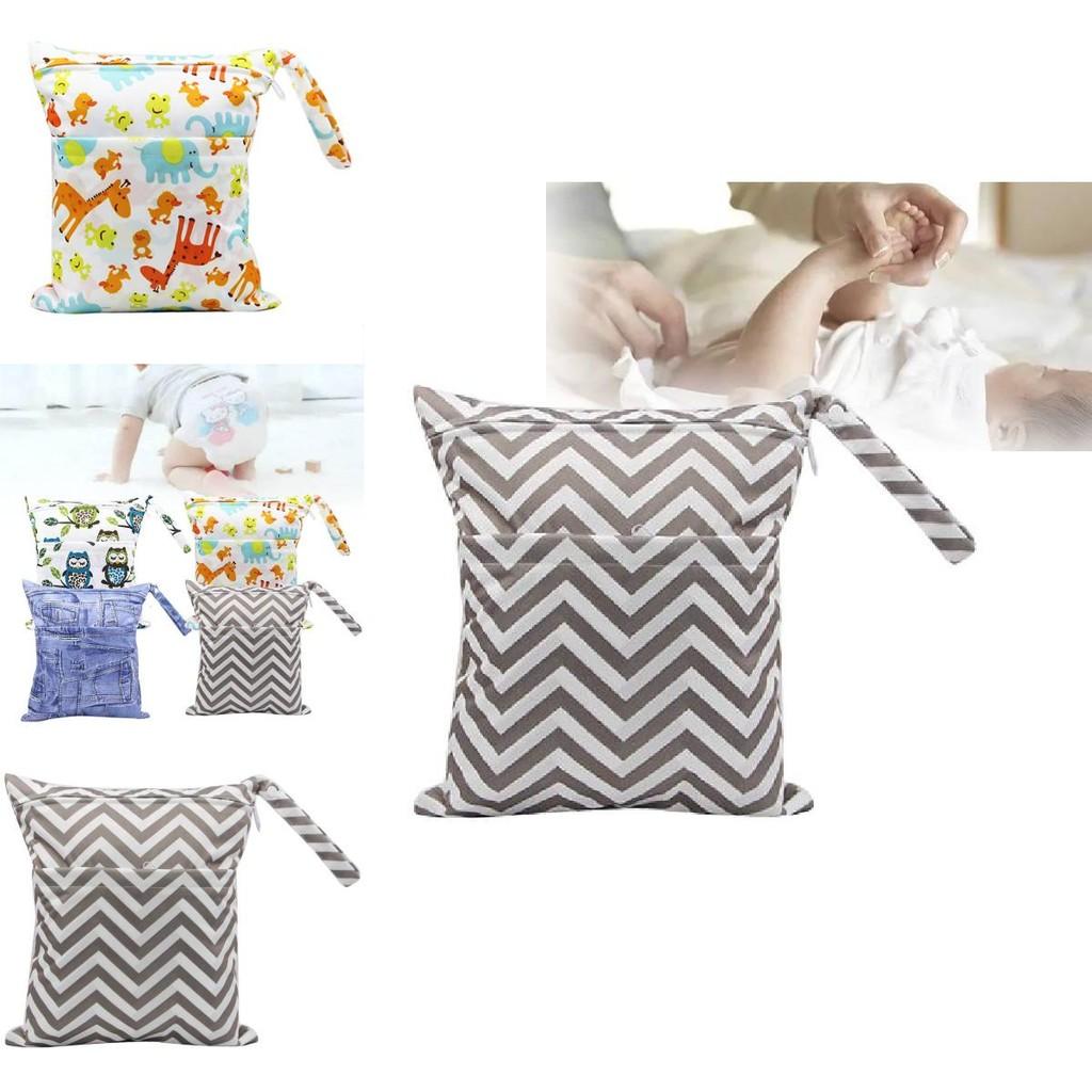 Durable Asenappy Digital Print Baby Diaper Bag With Waterproof Dual Zippers
