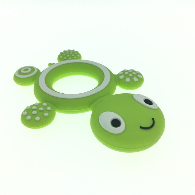1pcs Pet Teething Toy Turtle Shaped Cartoon Shape 1pcs зелёный
