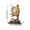 Animal Sculpture Clock for Tabletop Decor In Apartment Or Dining Room