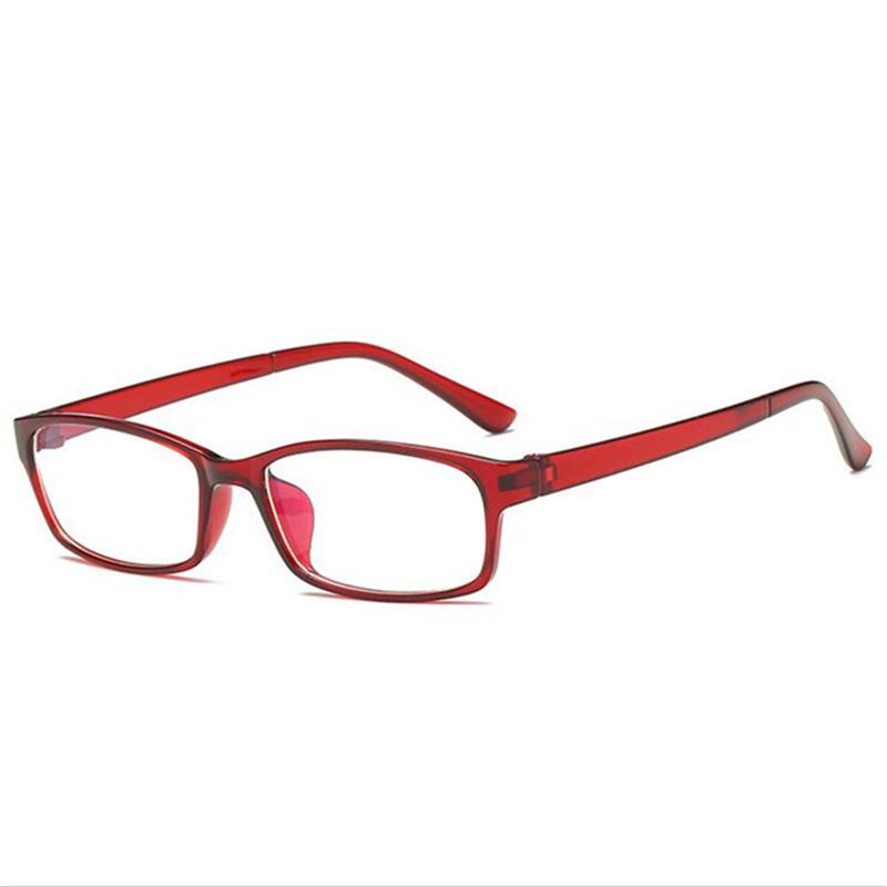 Black Frame Anti-Blu-Ray Square Nearsighted Eyeglasses Women Men Plastic Minus Degree Prescription Glasses -0.5 -1.0 To -6.0