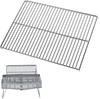 Tokyo Camp Stainless Steel Grill with Trivet and Grater for Wire and Camping Grill Grill Bonfires, Easy-to-Clean Mesh, (Large Only)