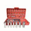 1/4 Inch Drive Socket and Ratchet Set, 6-Point Socket Opening, 53Pieces Tool Set SAE and Metric, Deep and Standard Sockets-001