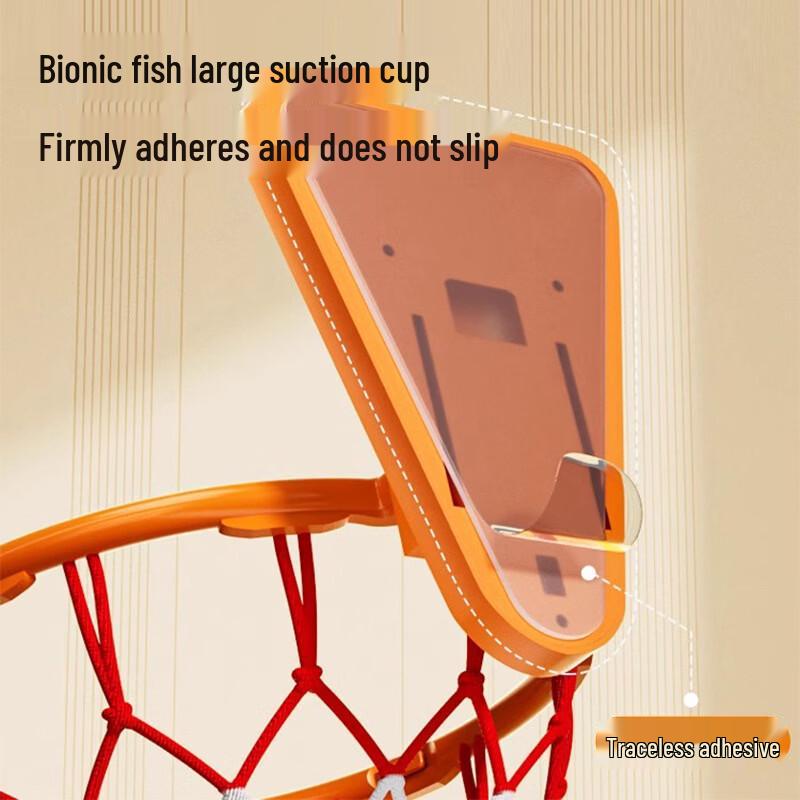 Foldable No-Drill Indoor Kids Basketball Hoop