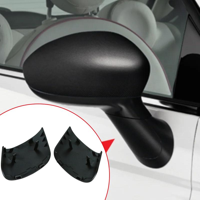 1pc Auto Accessories Car Left or Right Rear View Mirror Cover Side Door Rearview Decoration Cover For Fiat Grand Punto 735596884