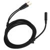 2in 1 Adapter Headphone Audio Cable Fit for Kingston HyperX Cloud Stinger Cloud Mix Cloud Alpha