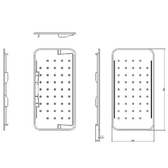 Plate Takara Standard Kitchen Sink Accessories Drain Plate [41510853 Mizukiri SF]