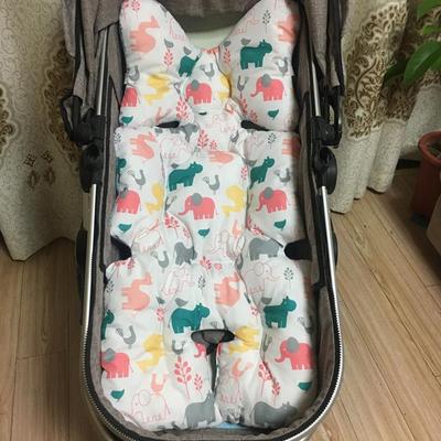 Children Seat Cushion Cotton Double-sided Seat Pad For Stroller Dining Chair