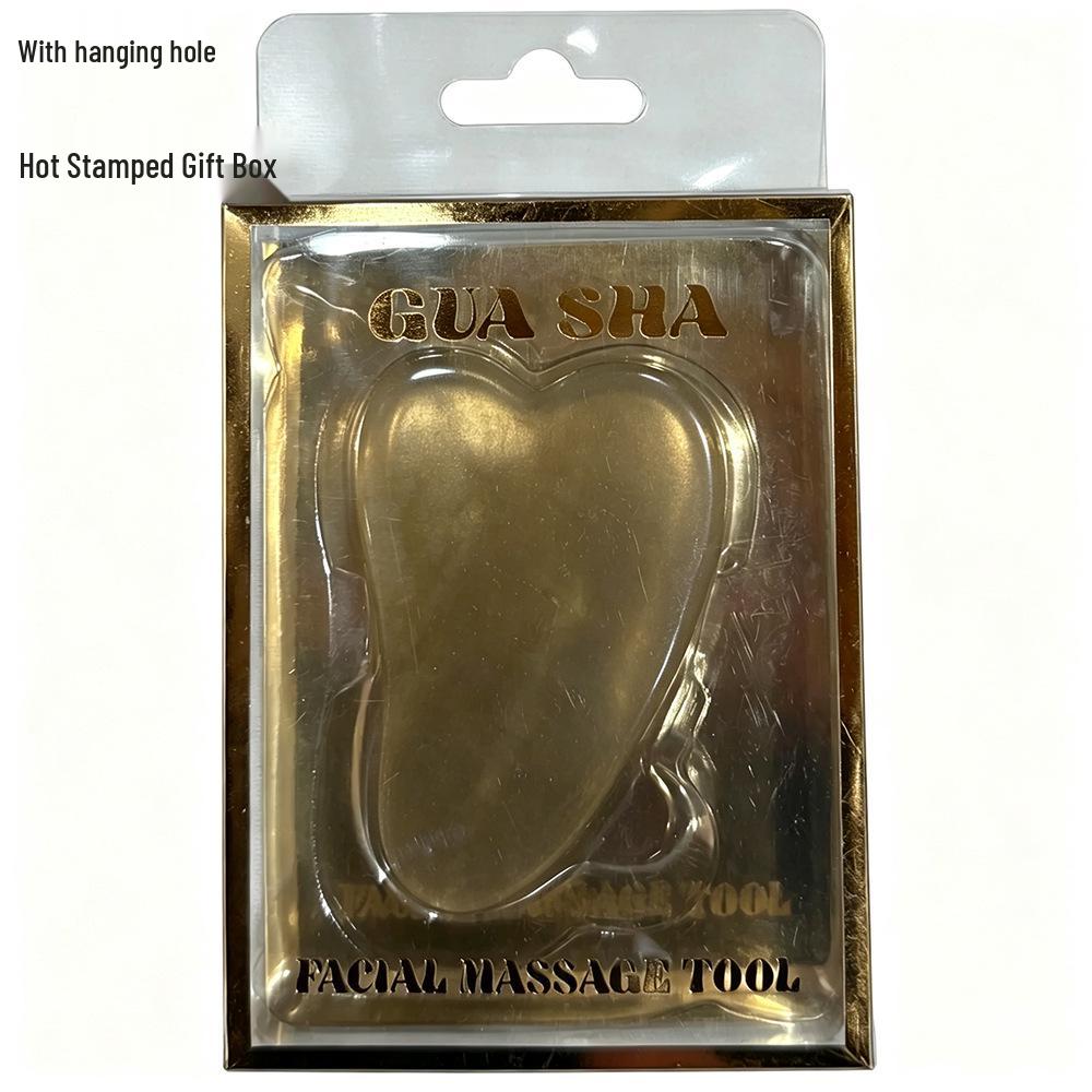 Jade Gua Sha Facial & Body Roller Massager for Full Meridian Scraping Massage.