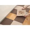 Sanko Just Place and Stick, Veterinarian-Recommended, Water-Repellent Pet Tile Mat, 30cm x 30cm, Pack of 20, Brown, for Dogs and Cats. Sanko Carpet. M