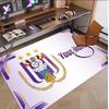 Personalized Crystal Velvet Carpet Anderlecht FC logo Pattern Non Slip Floor Rug