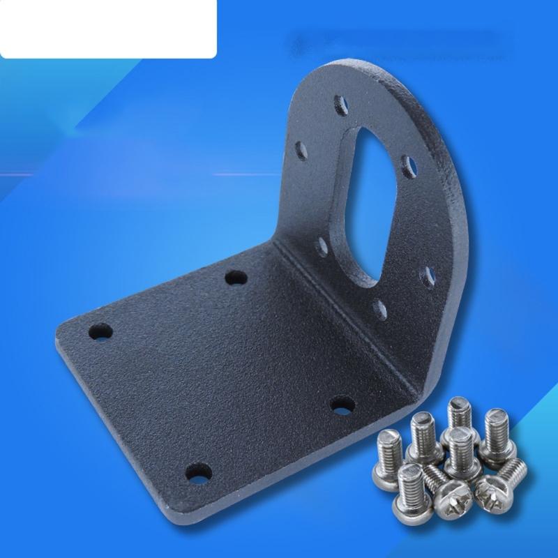 Aluminum 37mm Eccentric Axles Gear Motor Mounting Frame Easy Assembly Vibration Resistant Mount for Industrial Equipment